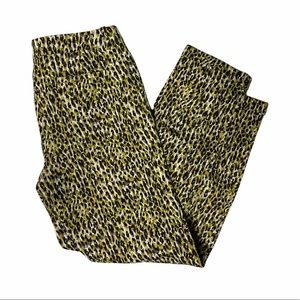 J Crew Cafe Capri‎ Geometric Pants Size 4 Tall EUC